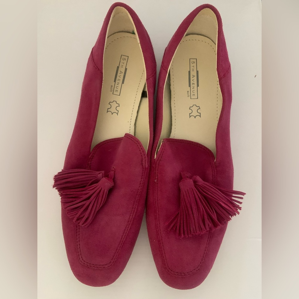 5th Avenue loafers color fiusha size 38 soft-comfortable. - Picture 7 of 9